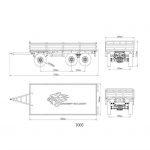 T-005A 3 Axle Articulated Trailer - Image 2