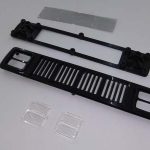 KR-4 Square Headlight Grill Black